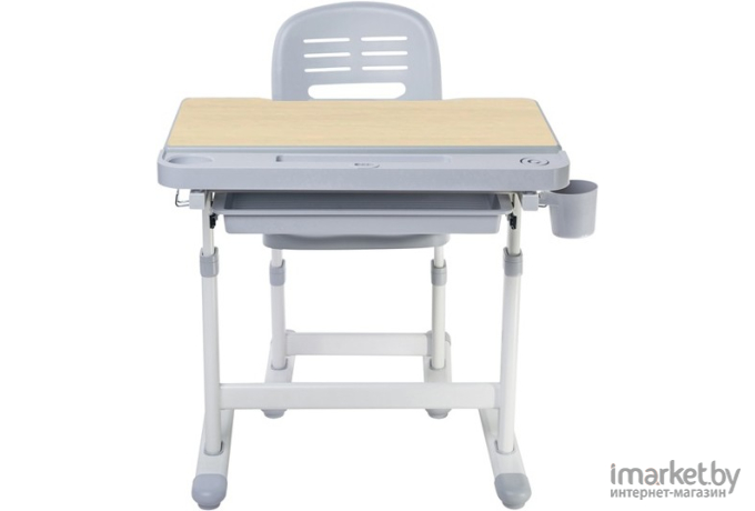 Стол-парта + стул Fun Desk Cantare Grey-W клён (222724)