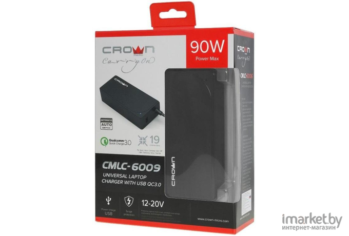 Зарядное устройство для ноутбука Crown CMLC-6009