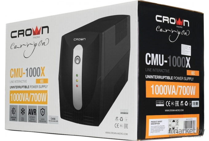 Источник бесперебойного питания Crown CMU-1000X IEC