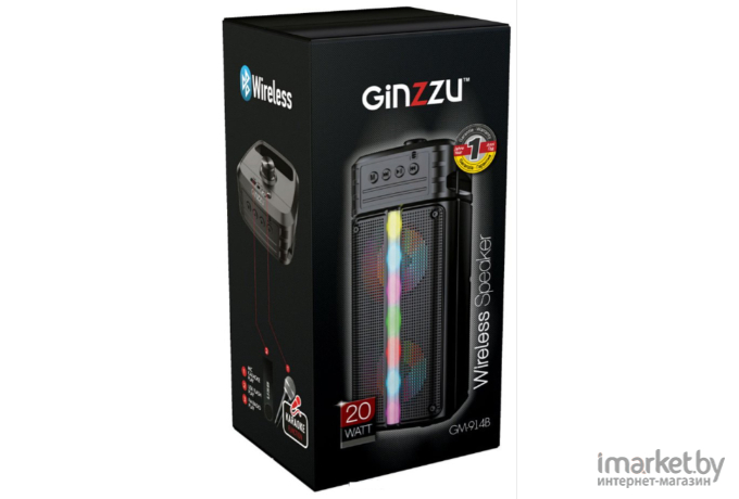 Портативная Bluetooth-колонка GINZZU GM-914B