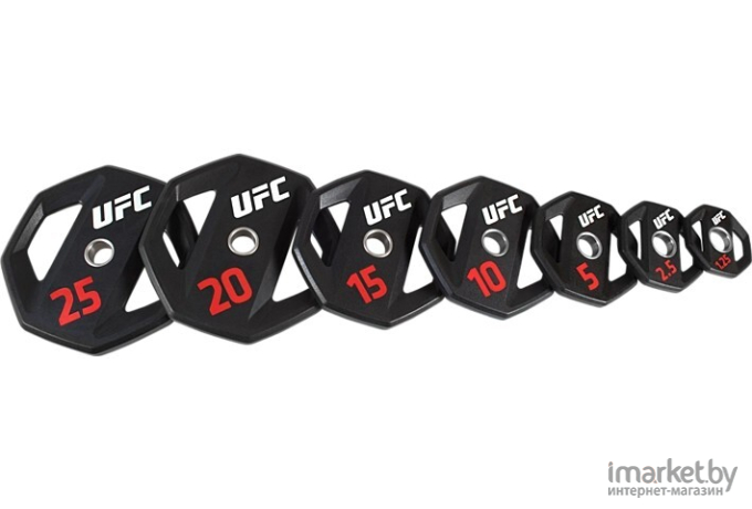 Диск олимпийский Hasttings 25кг Ø50 UFC (UFC-DCPU-8246)