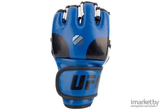 Перчатки MMA UFC тренировочные с открытой ладонью S/M Blue (UHK-90077-82/UHK-69670)