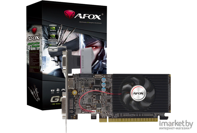 Видеокарта AFox GeForce GT 610 1GB (AF610-1024D3L7-V6)