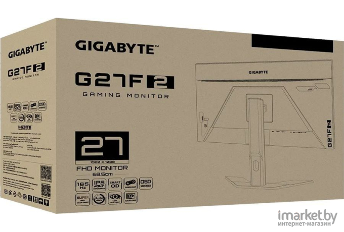 Монитор GigaByte G27F2 черный (9DG27F2-00-1ABEU)
