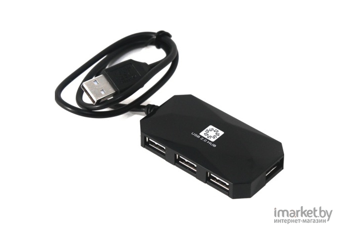 USB-хаб 5bites HB24-207BK