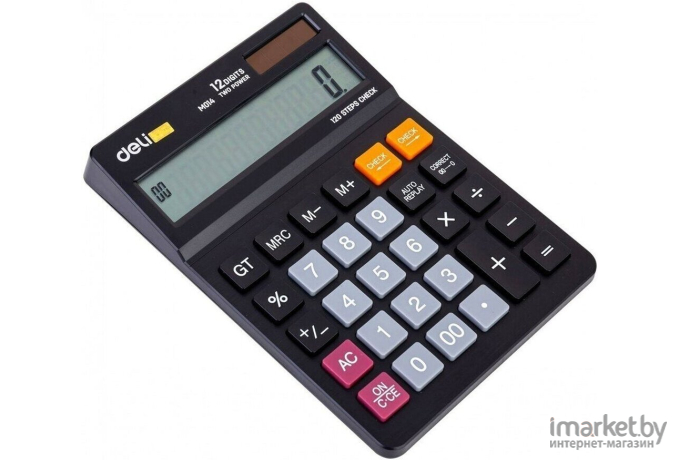 Калькулятор Deli EM01420 (черный)