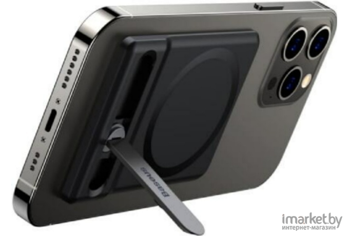 Держатель-подставка для смартфона Baseus LUXZ010001 Foldable Magnetic Bracket магнитный Black