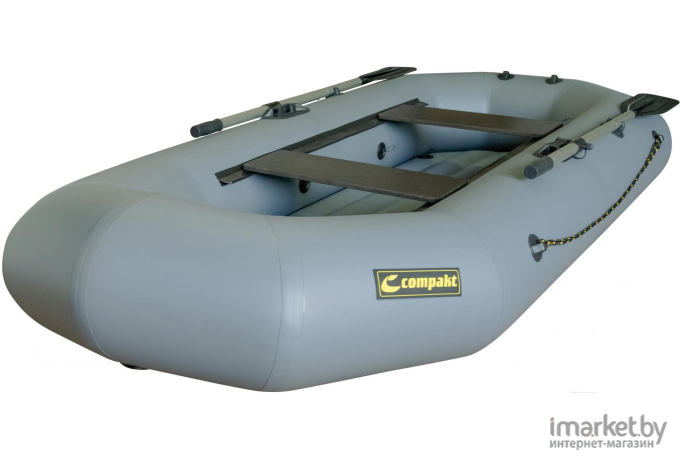 Надувная лодка Leader Boats Компакт-270 серый (НДНД)