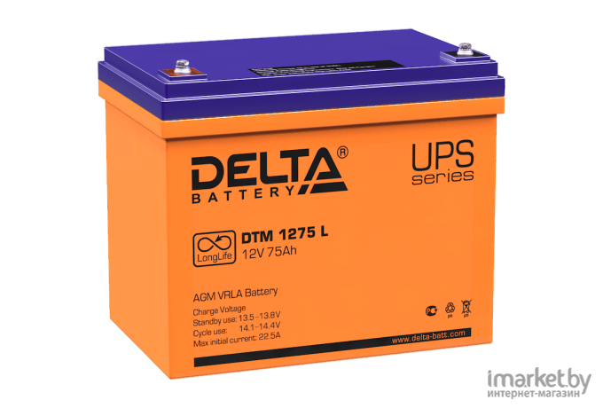 Аккумулятор для ИБП Delta DTM 1275 L