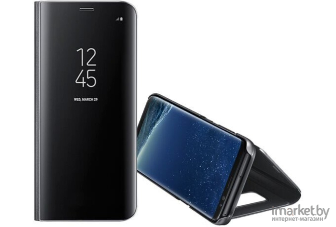 Чехол для телефона Atomic Flip для Samsung Galaxy A22 4G/M22 черный (40.555)