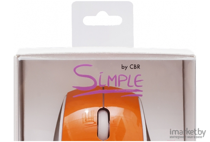 Компьютерная мышь CBR Simple S10 оранжевый
