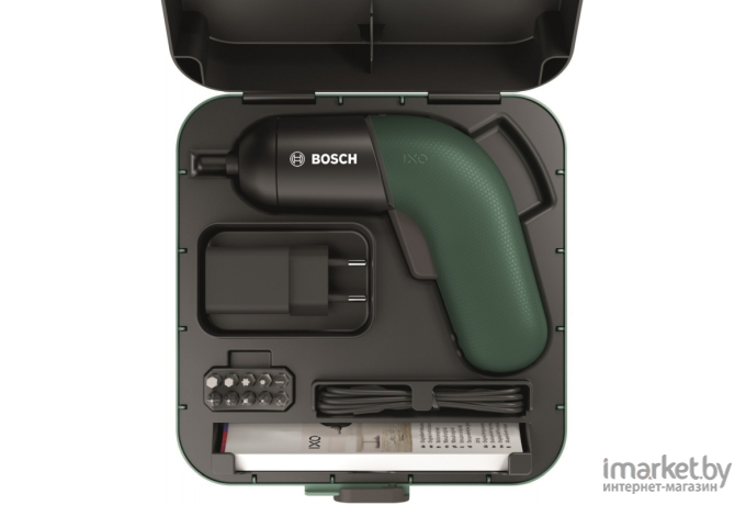 Шуруповерт Bosch IXO VI classic 1 АКБ + аксессуары (06039C7020)