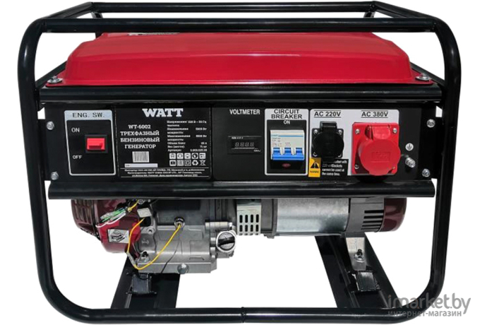 Бензиновый генератор WATT WT-6002 (9.060.025.20)