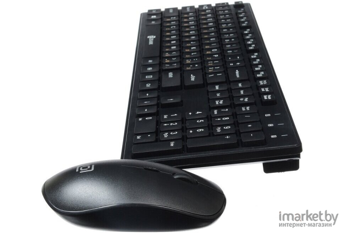 Клавиатура + мышь Oklick 240M черный (1091253)