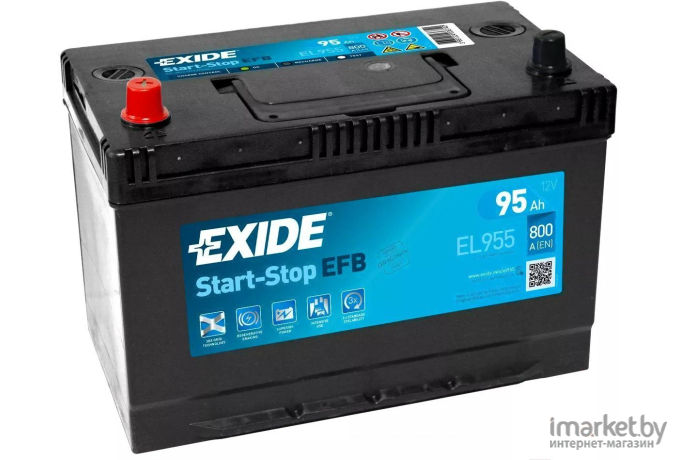 Автомобильный аккумулятор Exide Start-Stop EFB EL955 95 А/ч