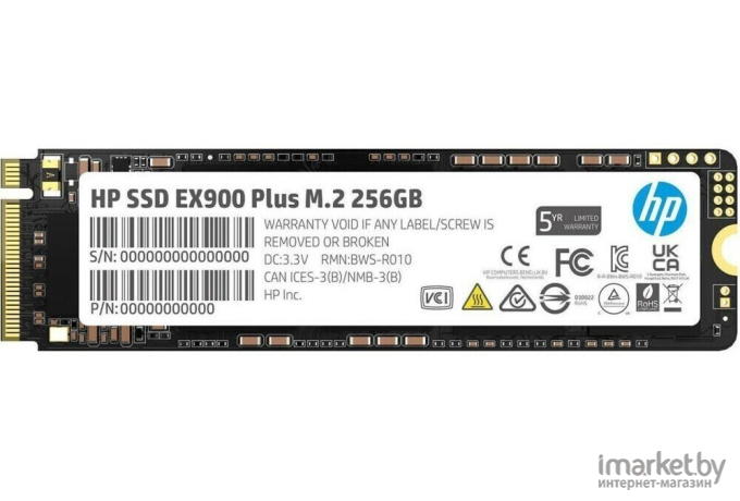 SSD HP M.2 256Gb EX900 Plus Series (35M32AA#ABB)
