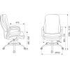 Кресло руководителя Бюрократ T-9950SL Fabric серый/Alfa 44 (T-9950SL/ALFA44)