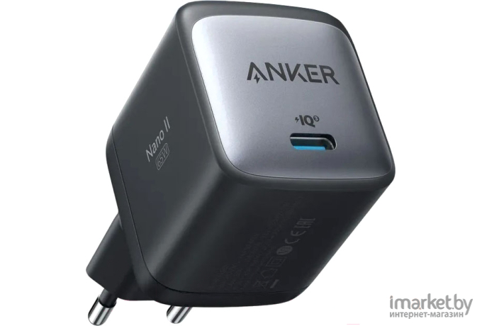 Сетевое зарядное устройство Anker PowerPort Nano II GaN 65W A2663 (ANK-A2663G11-BK)