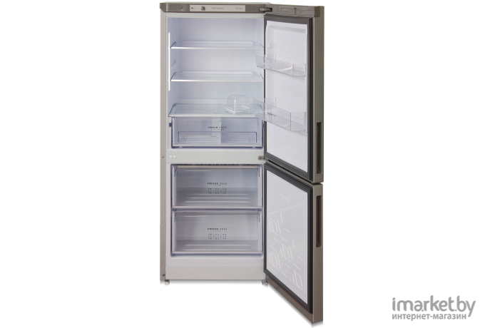Холодильник Бирюса Б-M6041 серый металлик