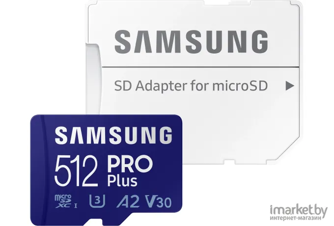 Карта памяти Samsung microSDXC 512GB PRO Plus Class 10 (MB-MD512KA/APC)