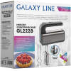 Миксер Galaxy Line GL2228 черный/серебристый