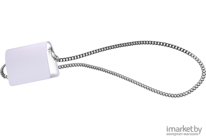 Беспроводные наушники с цепочкой Haylou Lady Bag+Chain фиолетовый (Haylou T87)