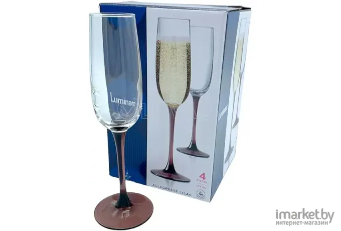 Набор бокалов для шампанского Luminarc Allegresse Lilac O0277