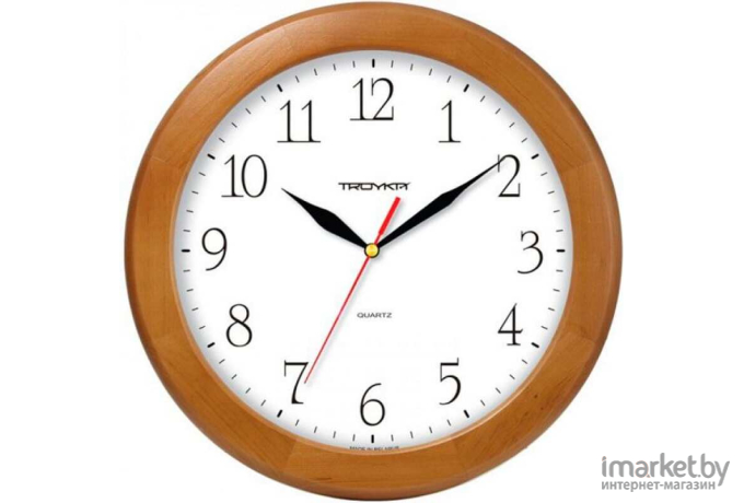 Часы настенные деревянные Troyka Time 11161113