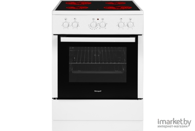 Кухонная плита Weissgauff WES E1V07 W белый (430131)