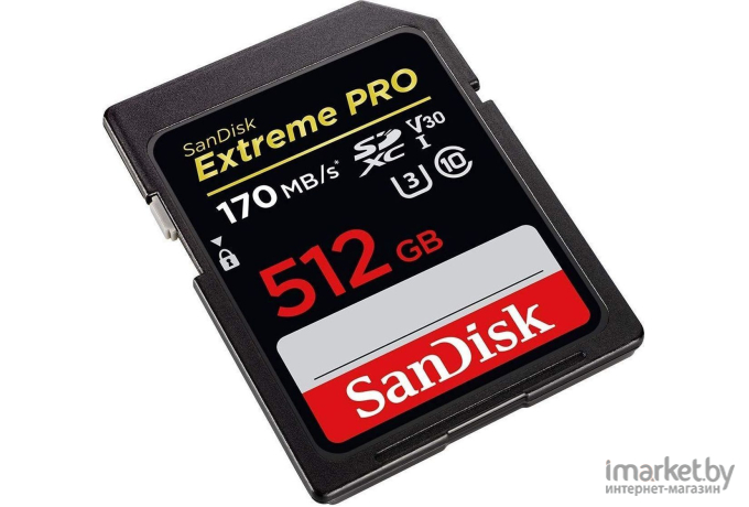 Карта памяти SanDisk SDXC 512GB Extreme Pro UHS-I Class 3 (SDSDXXD-512G-GN4IN)