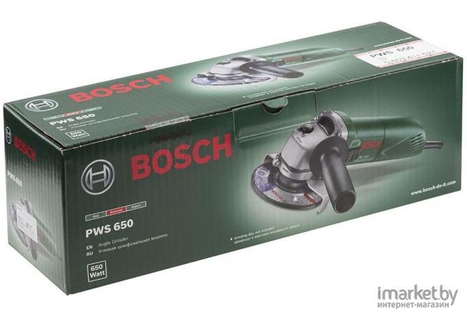 Углошлифовальная машина Bosch PWS 650-115 (0603411021)