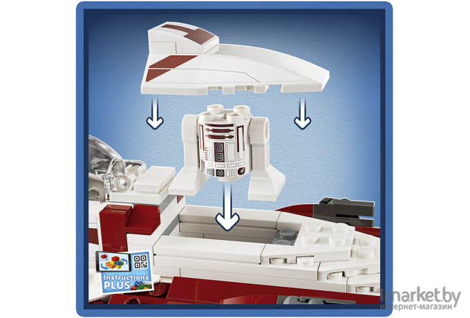 Конструктор Lego Star Wars Джедайский истребитель Оби-Вана Кеноби (75333)