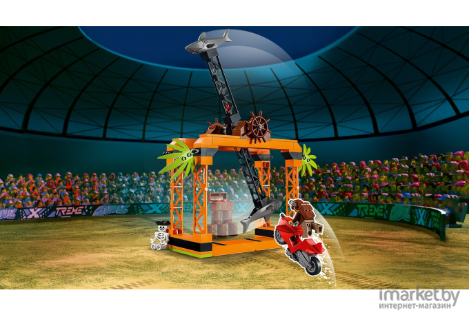 Конструктор LEGO City Трюковое испытание Нападение акулы (60342)