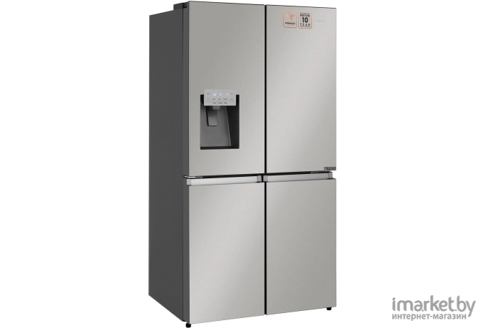 Холодильник Weissgauff WCD 685 NFX NoFrost Inverter нержавеющая сталь (430707)