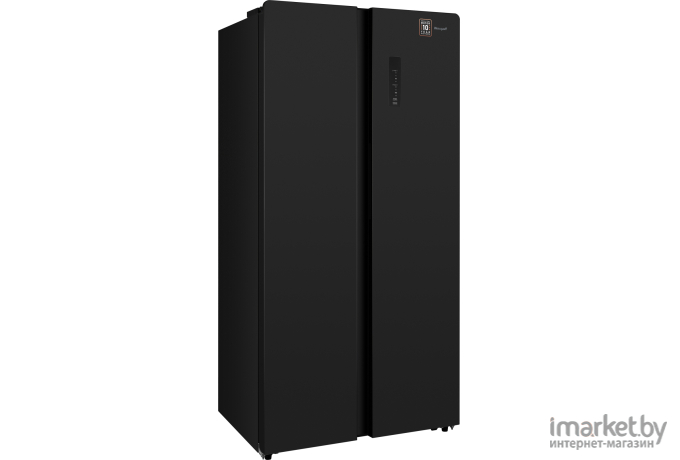 Холодильник Weissgauff WSBS 600 XB NoFrost Inverter Черная сталь (430810)