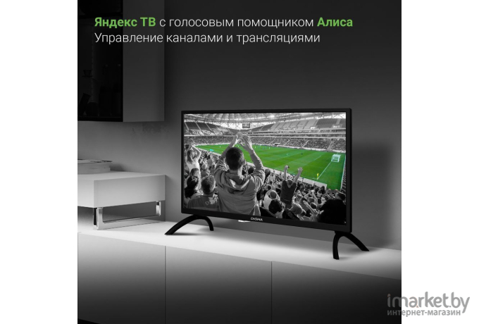 Телевизор Digma DM-LED24SBB31 Яндекс.ТВ черный