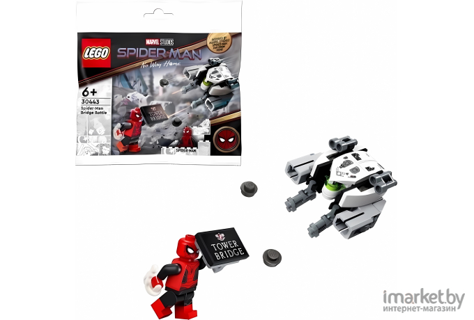 Конструктор LEGO Marvel Дуэль на мосту Человека-паука (30443)