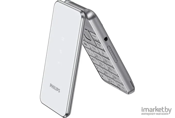 Мобильный телефон Philips Xenium E2601 серебристо-белый