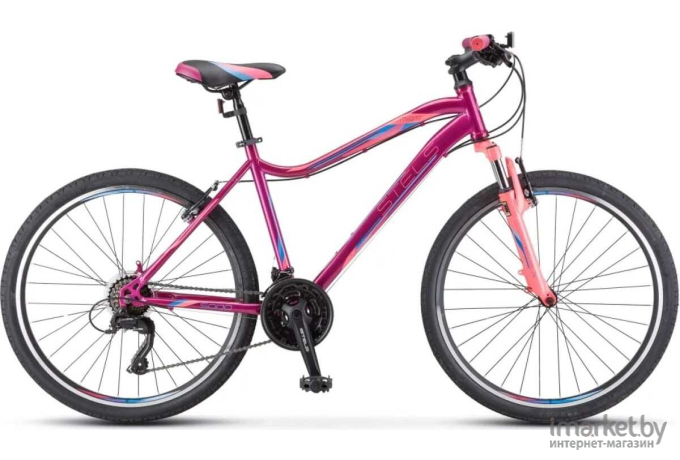 Велосипед Stels Miss 5000 V 26 V050 р.18 фиолетовый/розовый (LU089377)