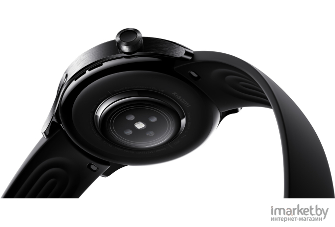 Смарт-часы Xiaomi Watch S1 Pro M2135W1 Black + Black Fluororubber Strap (BHR6013GL)