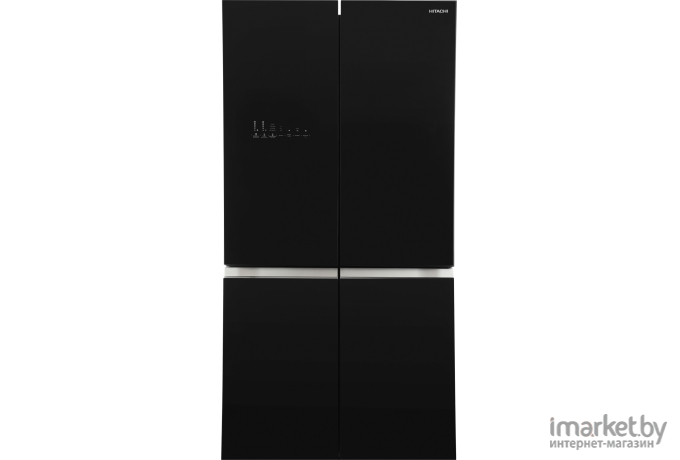 Холодильник Hitachi R-WB720VUC0 GBK Черное стекло