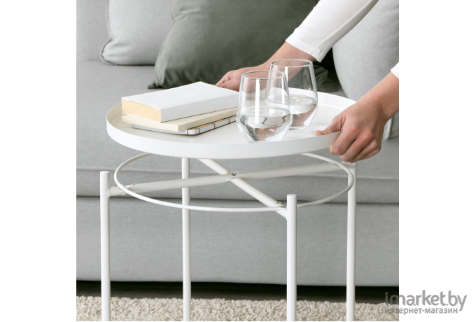 Сервировочный столик IKEA Гладом белый (703.378.19)