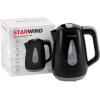 Электрочайник StarWind SKP2316 черный/серый