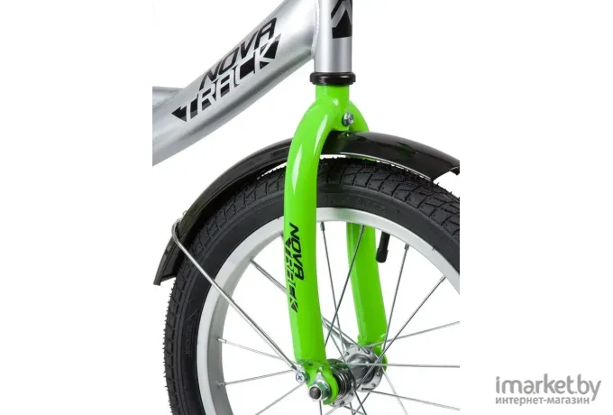 Велосипед Novatrack Vector 16 серебристый (163VECTOR.SL22)