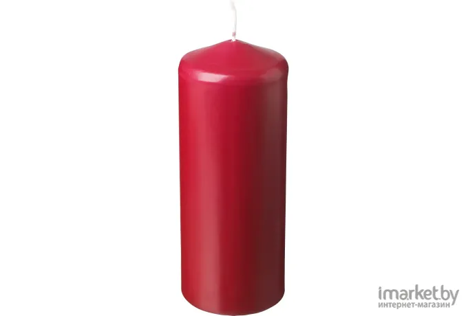 Свеча Ikea Феномен красный (305.239.22)