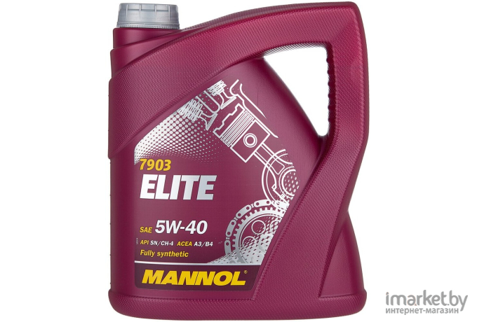 Моторное масло Mannol Elite 5W-40 SN/CH-4 4л