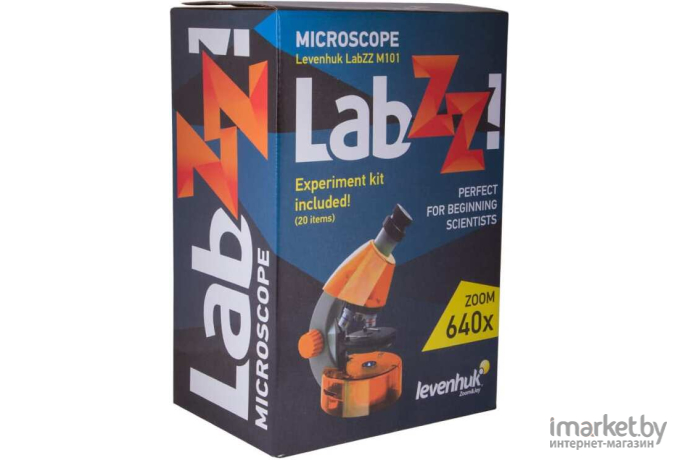 Микроскоп Levenhuk LabZZ M101 Orange/апельсин