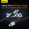 Кабель Baseus CoolPlay Series Fast Charging Cable Type-C to iP 20W 1m черный (CAKW000001)
