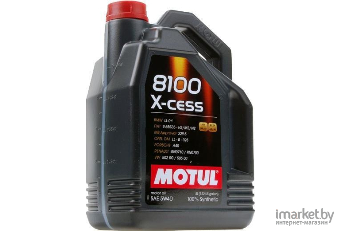 Моторное масло Motul 8100 X-Cess 5W40 5л (102870)