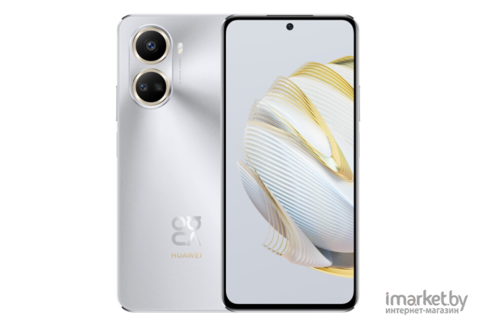 Смартфон Huawei nova 10 SE BNE-LX1 с NFC 8GB/256GB (мерцающий серебристый)